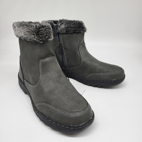 Khombu Addison All-weather Women's Boots Grey - Picture 1 of 7